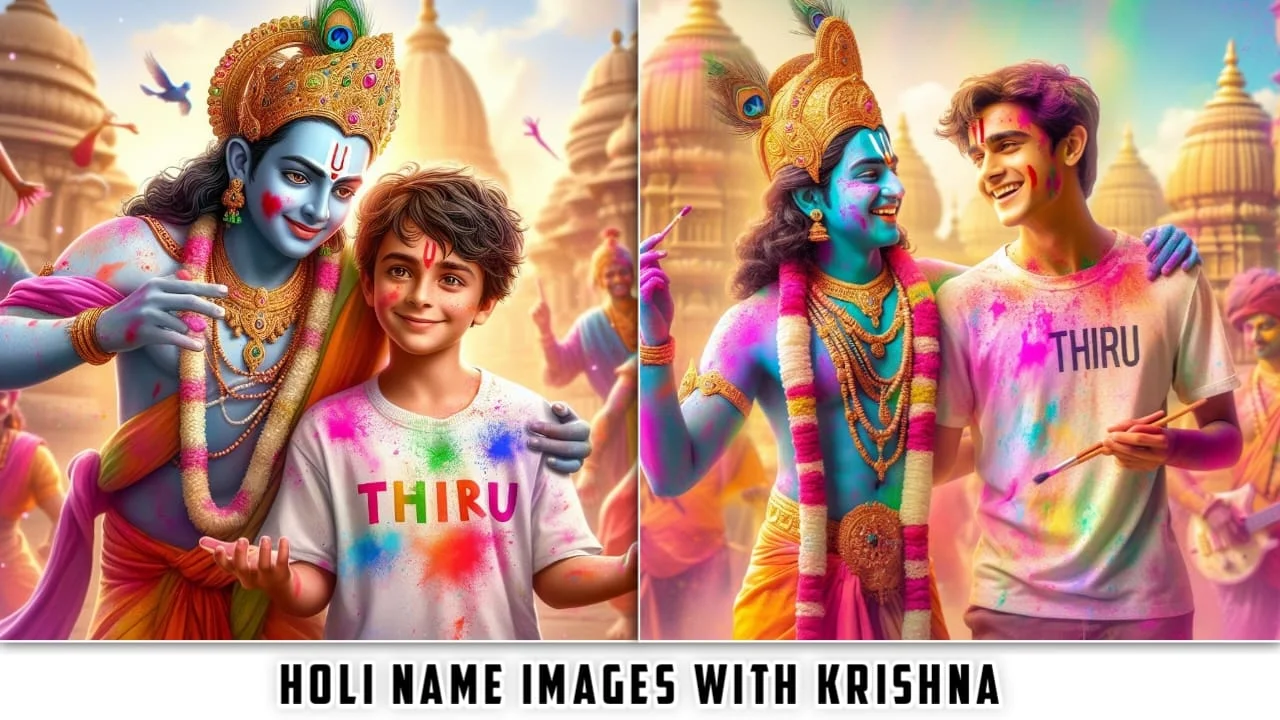 Holi Image Generator