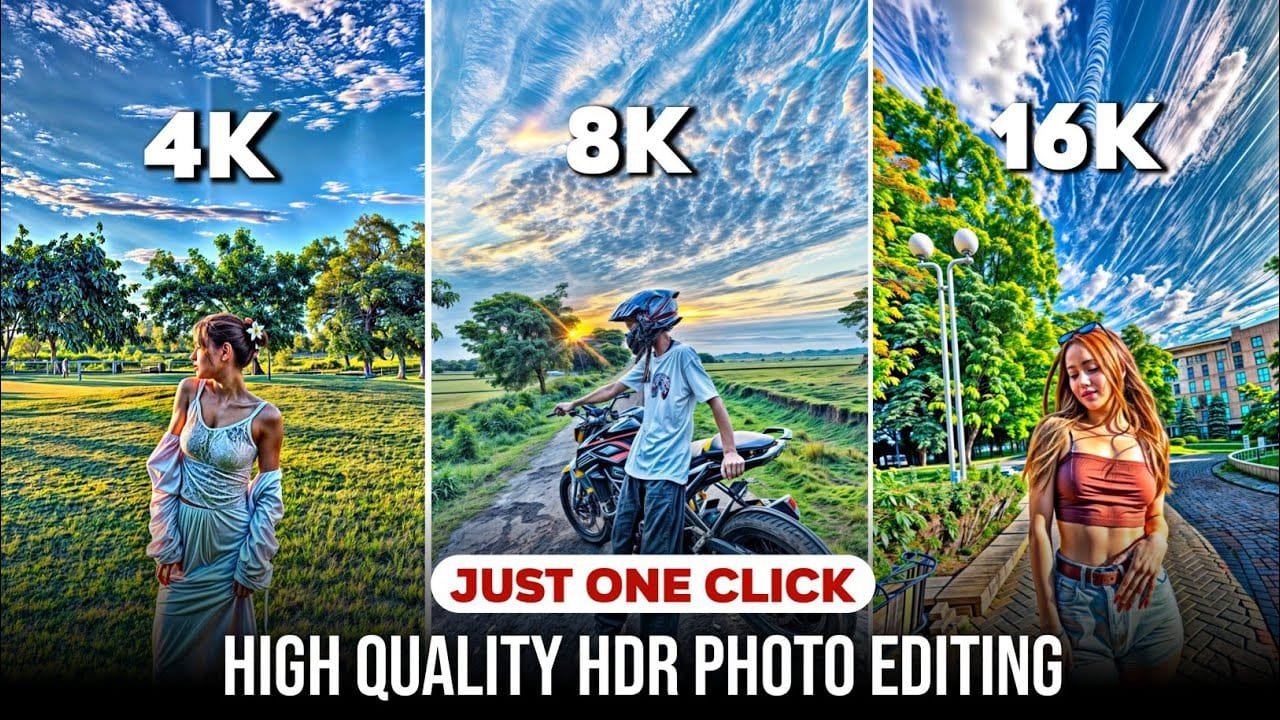 16K Photo Editing