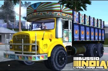 Bussid Indian Livery Horn Mod Game