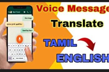 Tamil Voice to English Translation App TVET1